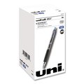 Uni-Ball Signo 207 Retractable Gel Pen, 0.7mm, Blue Ink, Blk Barrel, PK36 1921064